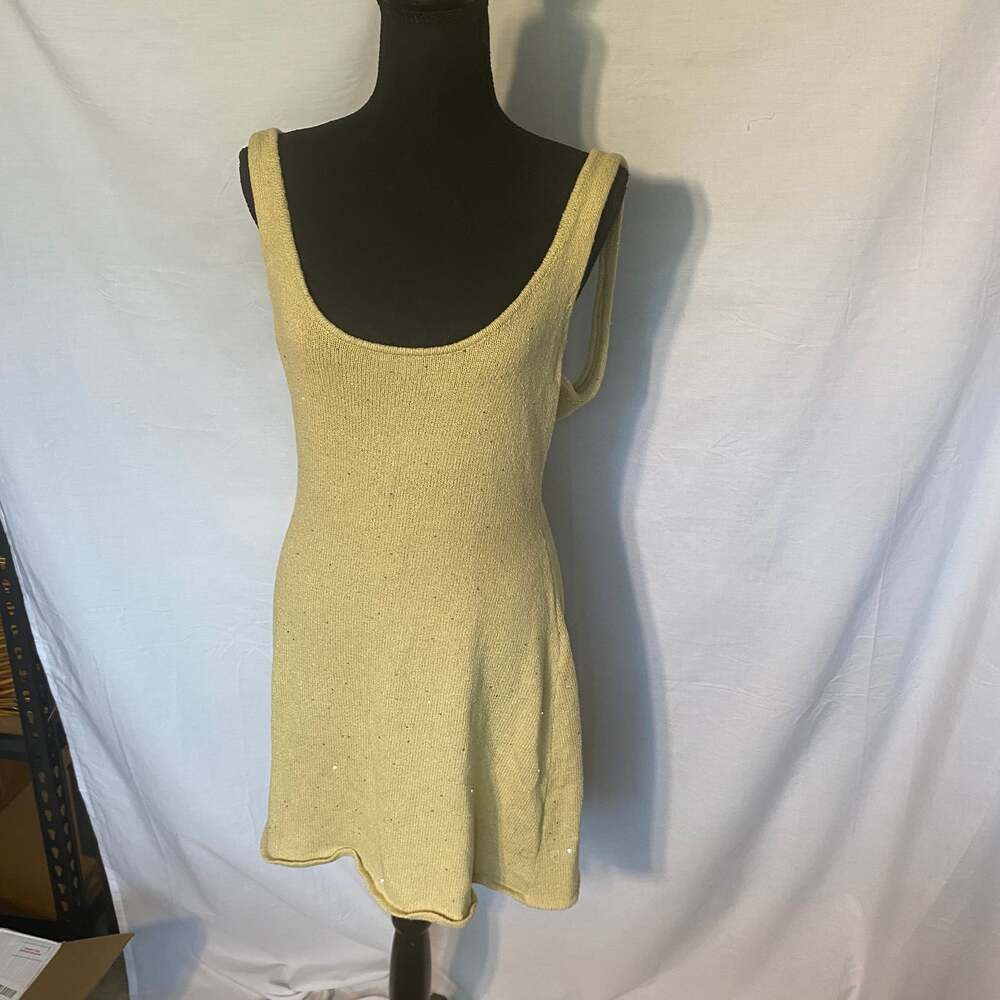 WeWoreWhat Scoop Neck Sequin Mini Dress Sz L MSRP $128